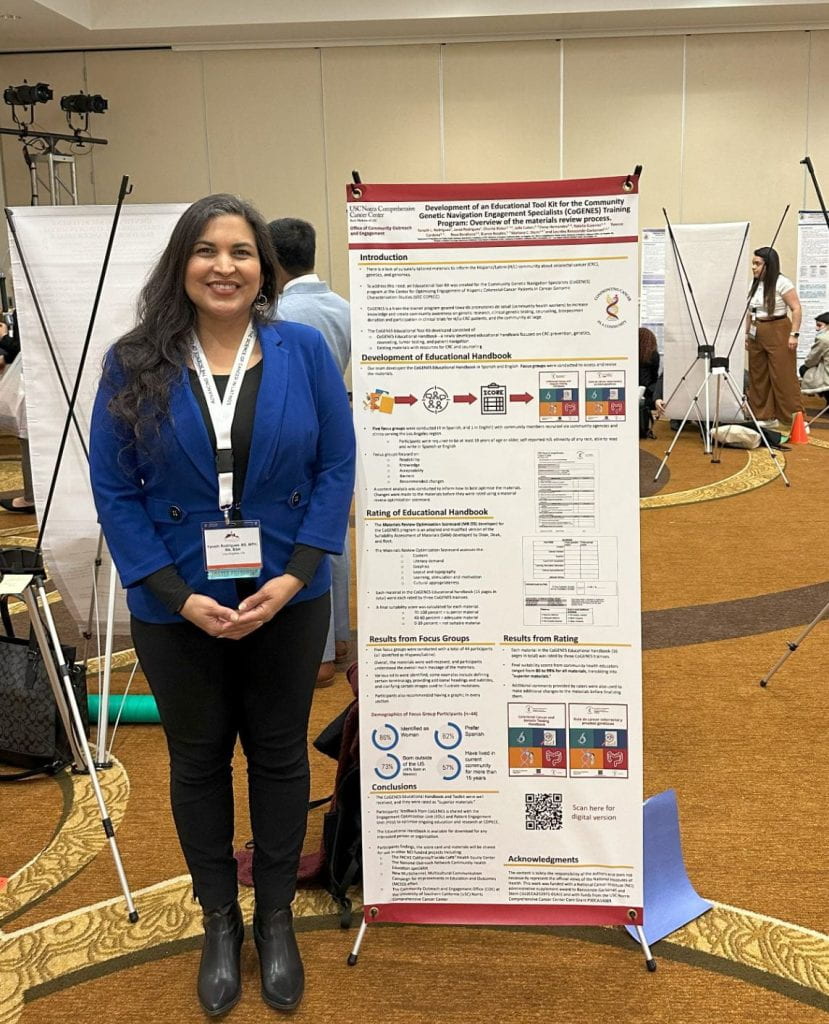 Yaneth L. Rodriguez at the Advancing the Science of Cancer in Latinos (ASCL) 