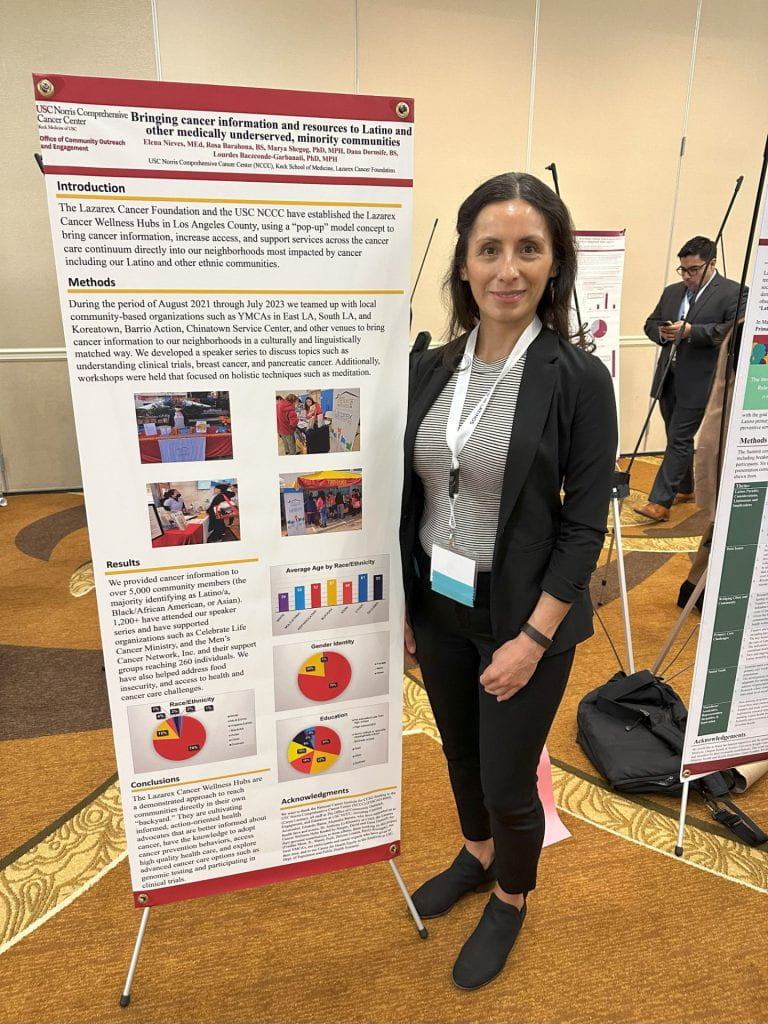 Elena Nievas at the Advancing the Science of Cancer in Latinos (ASCL) 