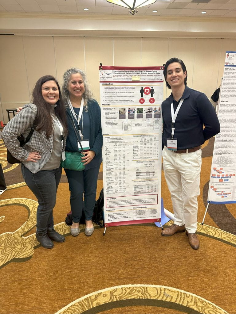 Carmen, Dr. Mariana Stern, and Joes Sanchez Mendez at the Advancing the Science of Cancer in Latinos (ASCL) 